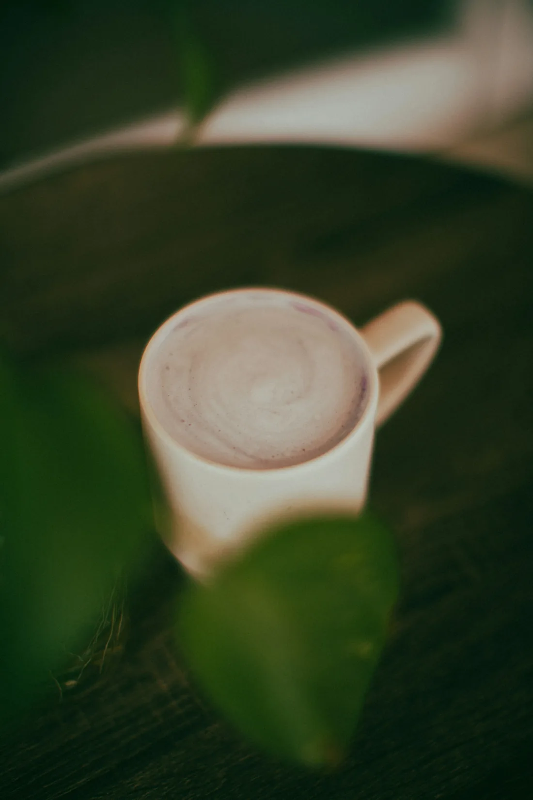 Latte, tasse en grès
